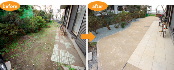 市川市・松戸市・浦安市の庭・雑草対策ならグリーンパトロール市川店 もう草取りしたくないを実現化 雑草のない庭に