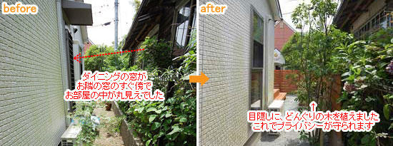 市川市・松戸市・浦安市の庭・雑草対策ならグリーンパトロール市川店 ウッドデッキで雑草のない庭に